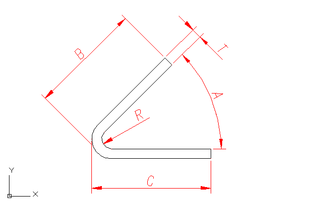 Pattern: profile - acute angle